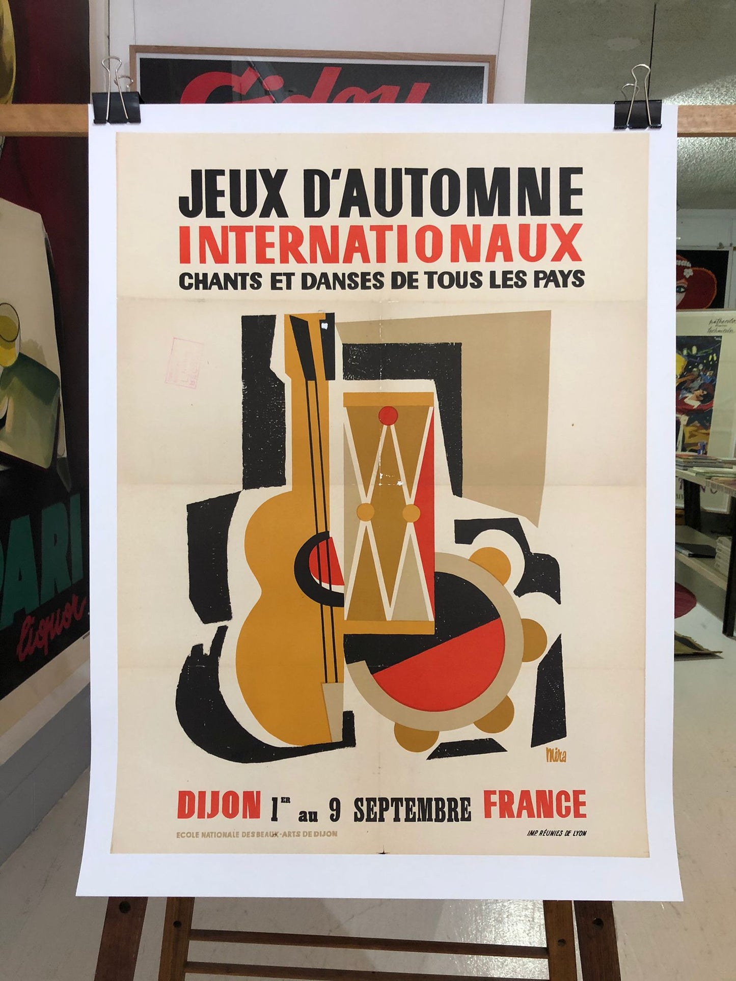 "International Fall Games - singing and dancing from all over the country" French Event Poster