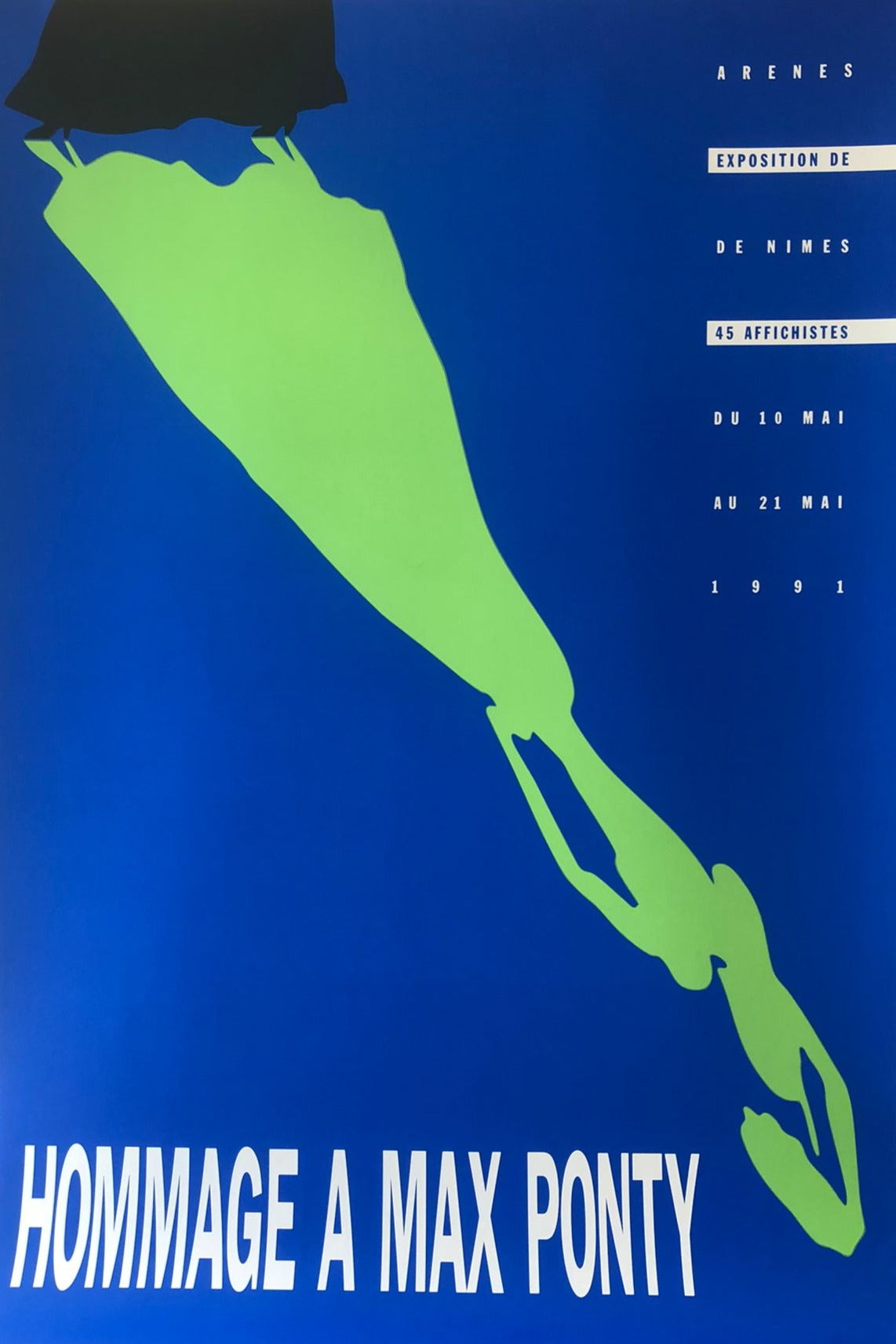 Hommage to Max Ponty Exhibition Poster