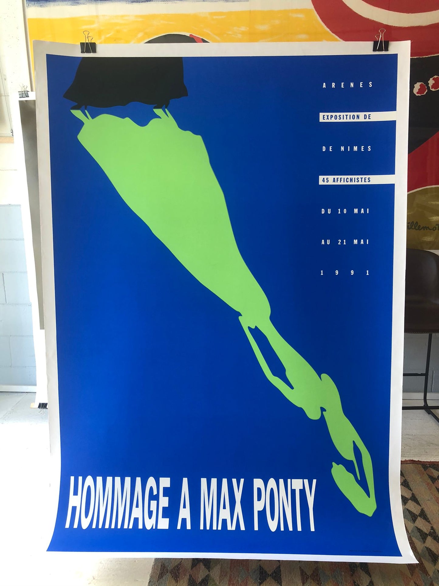 Hommage to Max Ponty Exhibition Poster