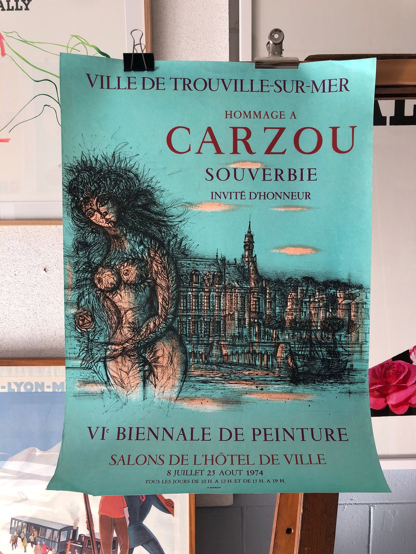 Carzou Exhibition Poster