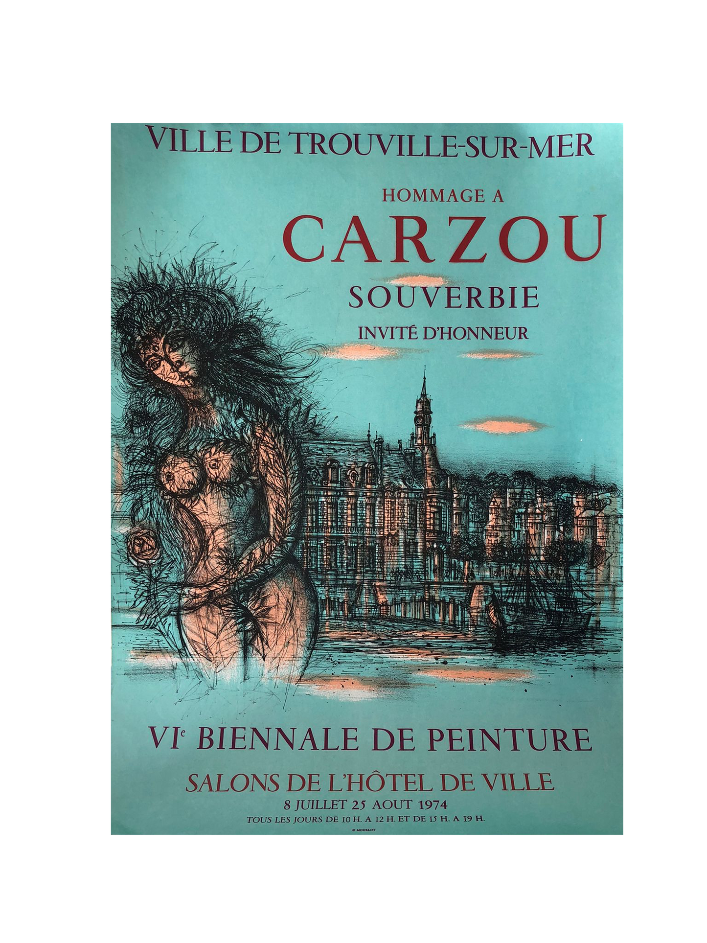 Carzou Exhibition Poster