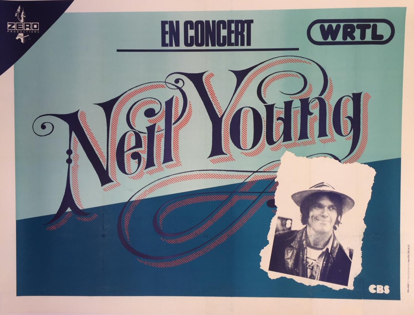 Neil Young Original CBS Poster
