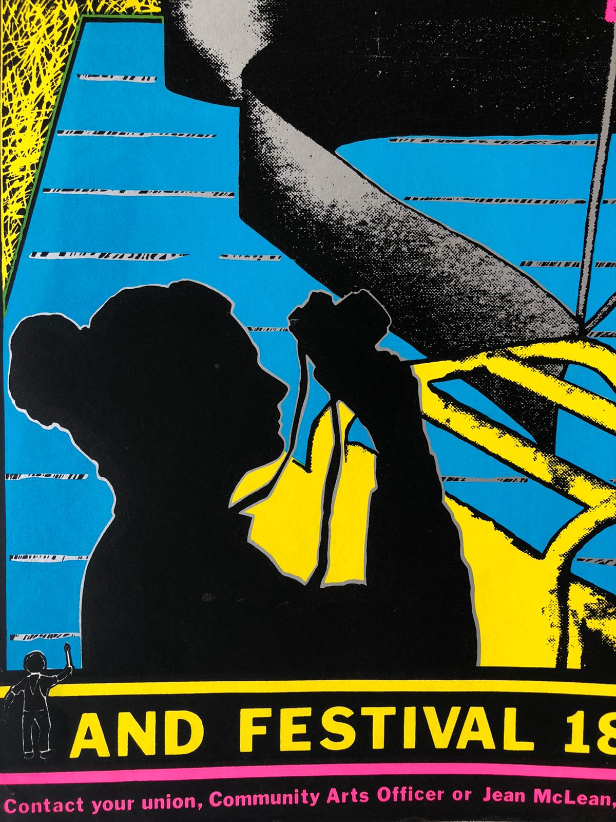 'Art and Working Life' ACTU National Seminar and Festival 1981 Promotional Poster