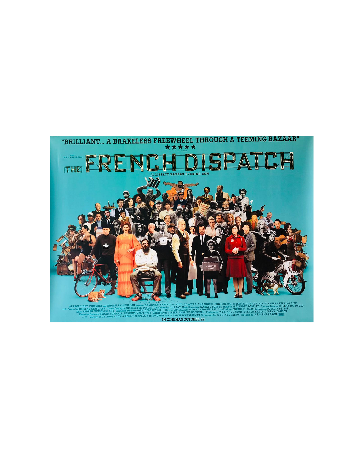 French Dispatch Original Film Poster