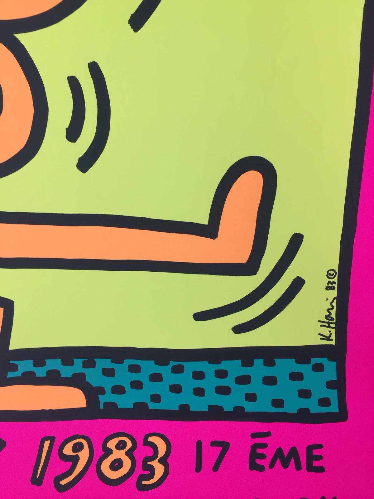 Montreux Jazz by Keith Haring (Pink)