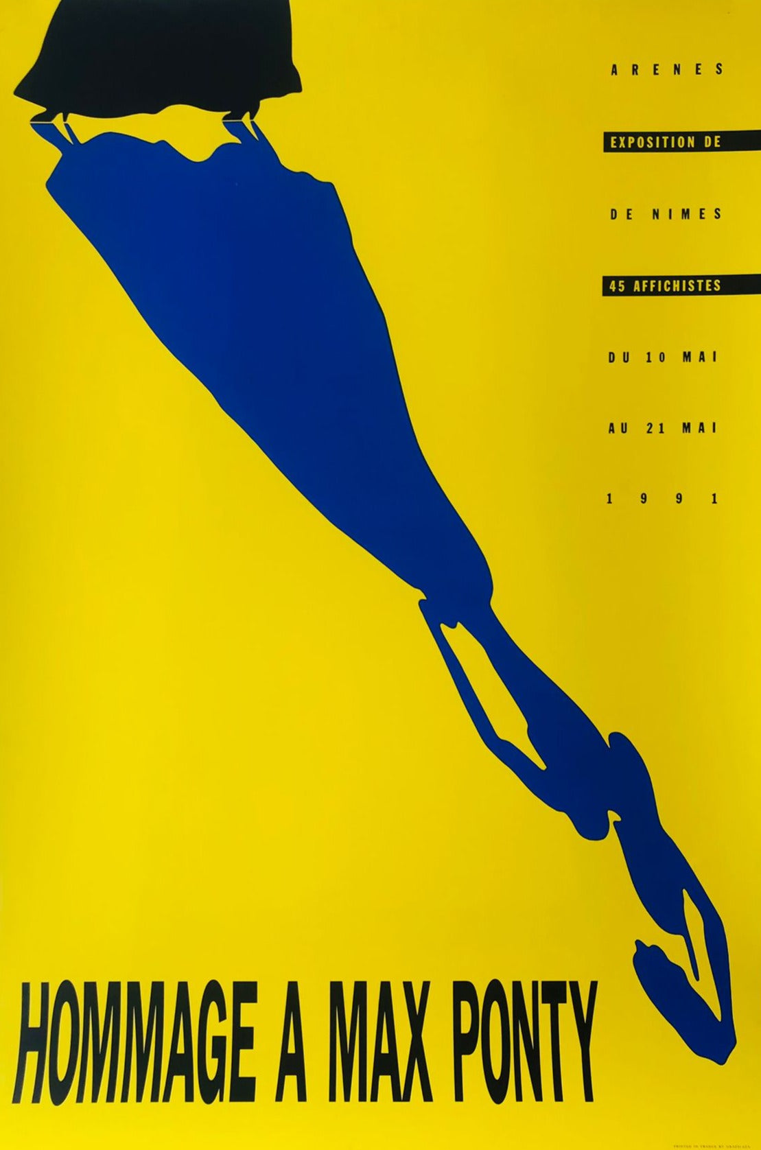 Hommage to Max Ponty Exhibition Poster