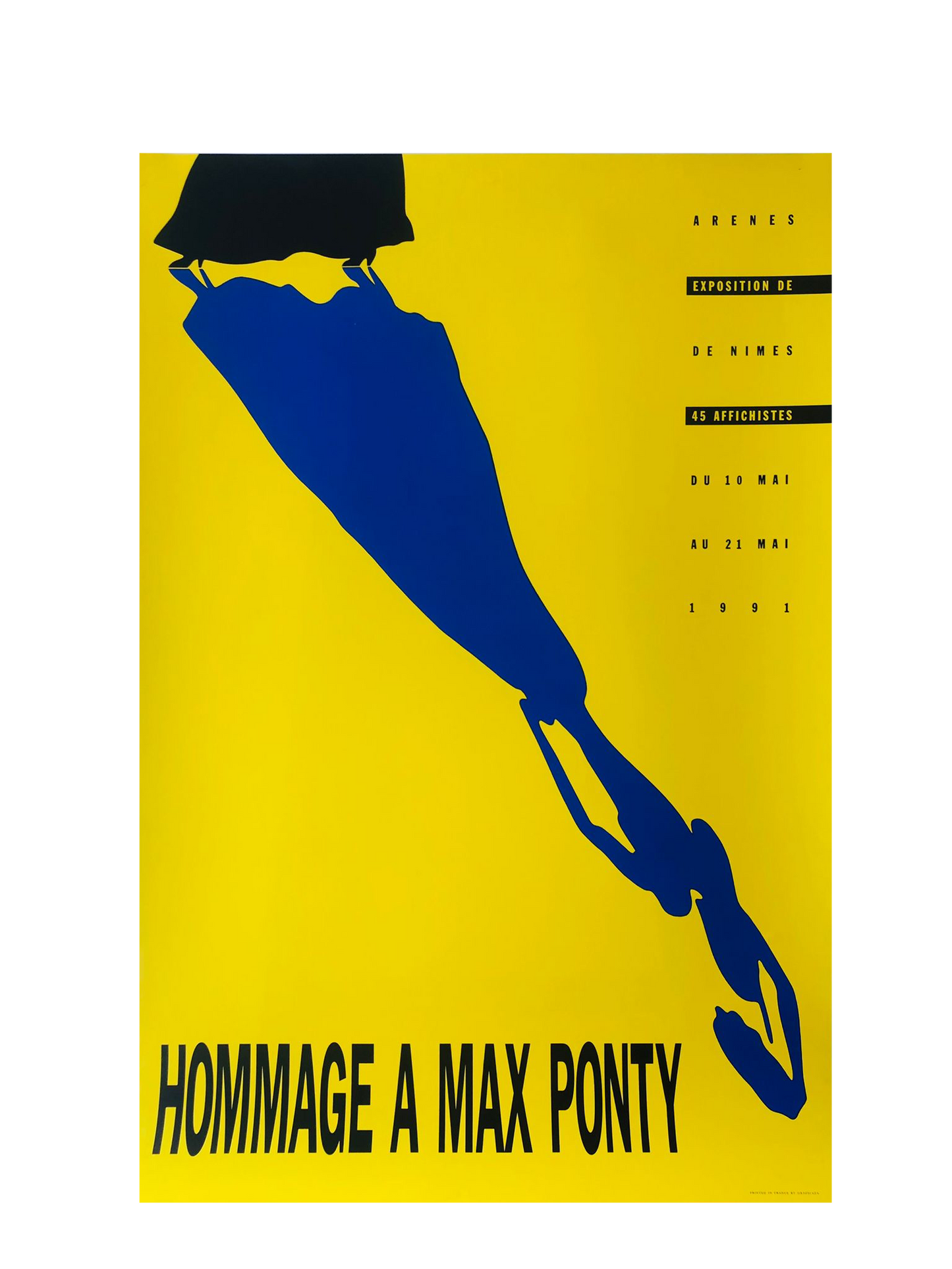 Hommage to Max Ponty Exhibition Poster