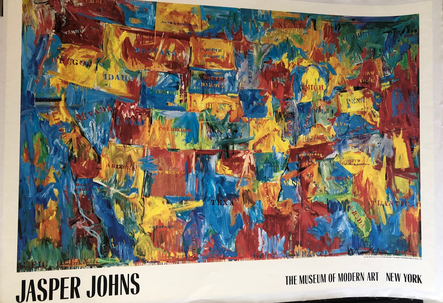Jasper Johns Exhibition Poster