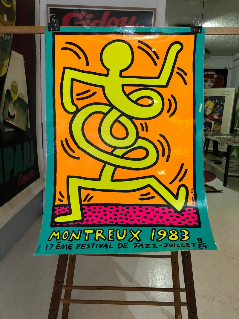 Montreux Jazz by Keith Haring (Green)