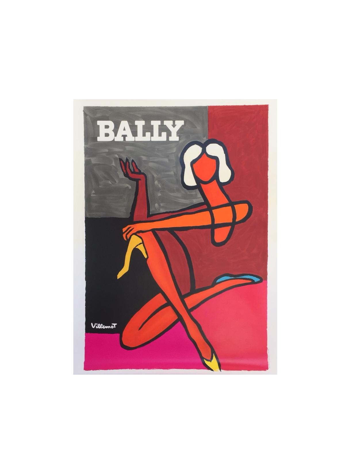 Bally Pink by Bernard Villemot – Vintage Posters