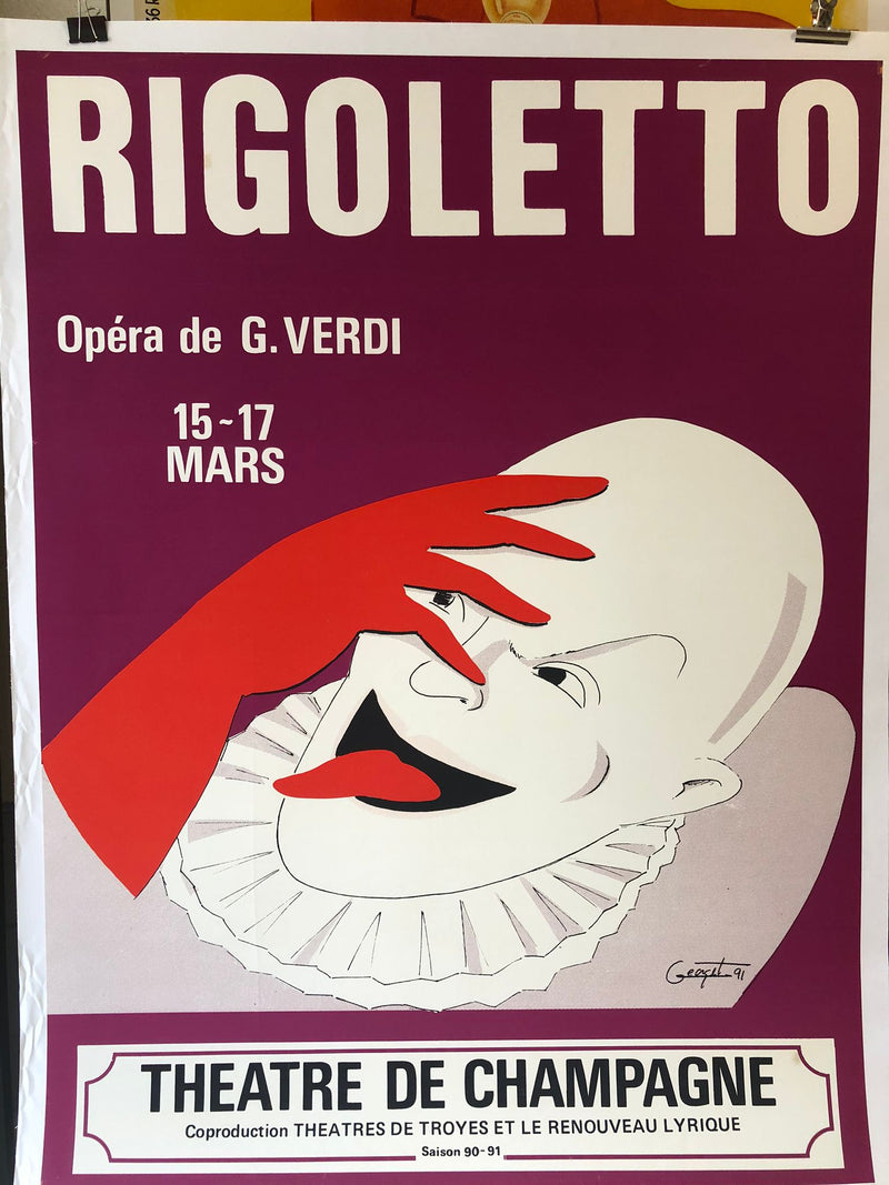 Rigoletto Theatre Poster