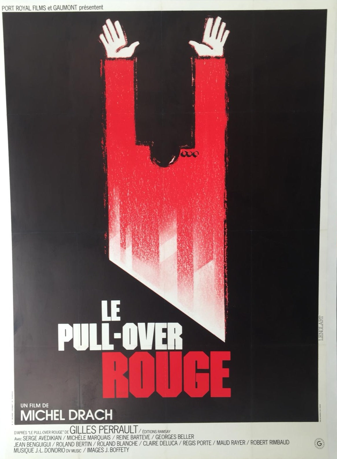 Le Pull-Over Rouge original movie poster