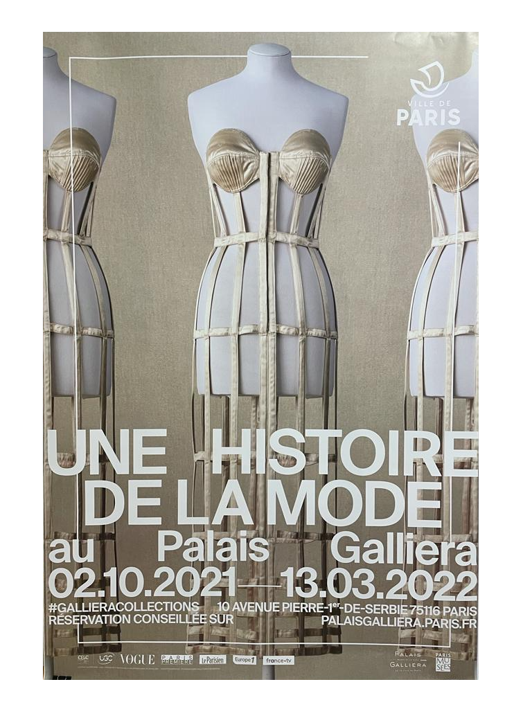 A History of Fashion Exhibition Poster