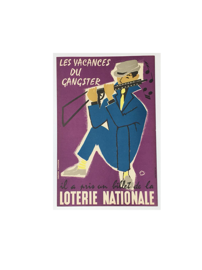 Loterie Nationale "Les Vacances Du Gangster" by Lefor Openo