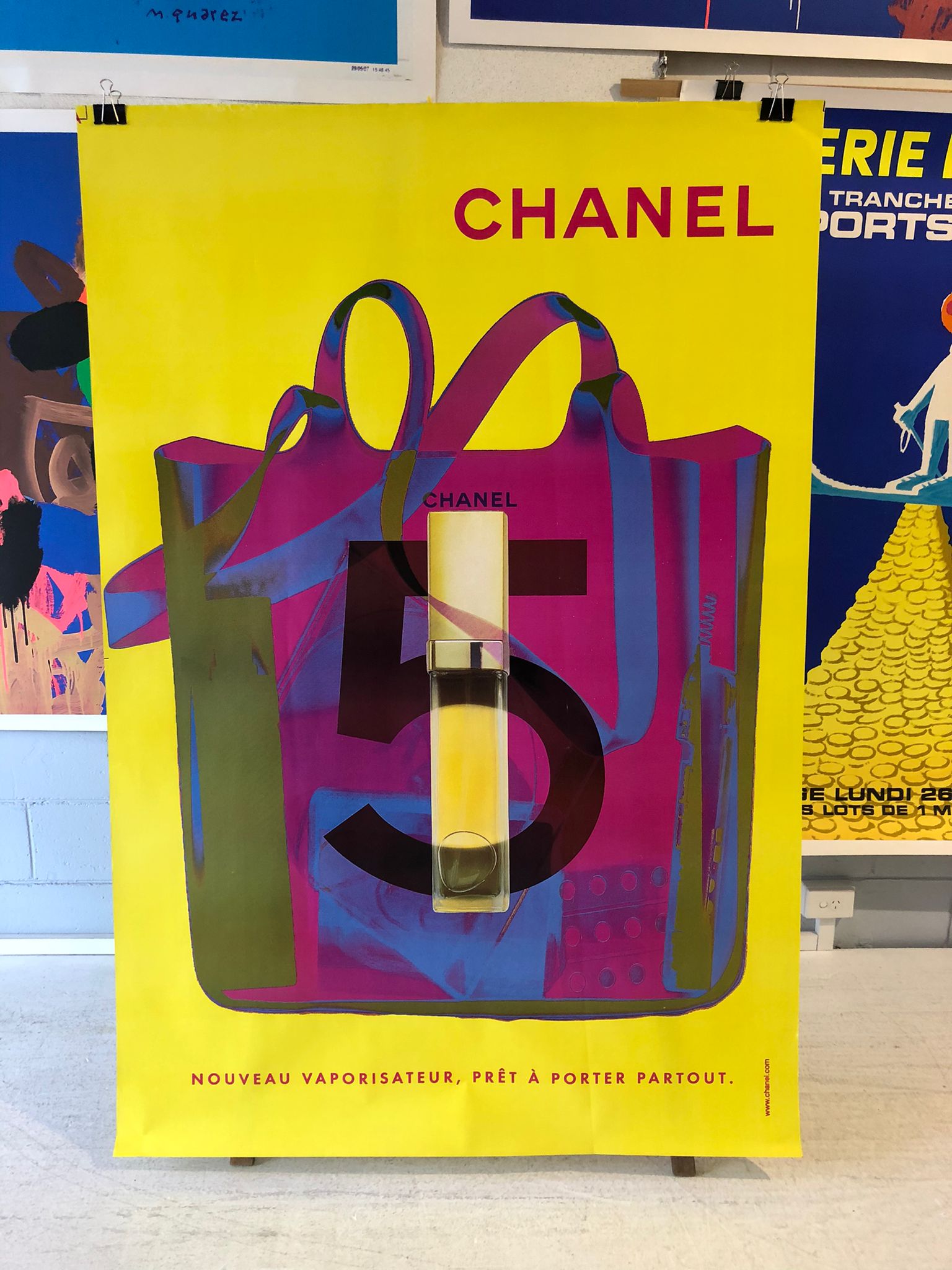 Vintage poster – Chanel number five – Galerie 1 2 3