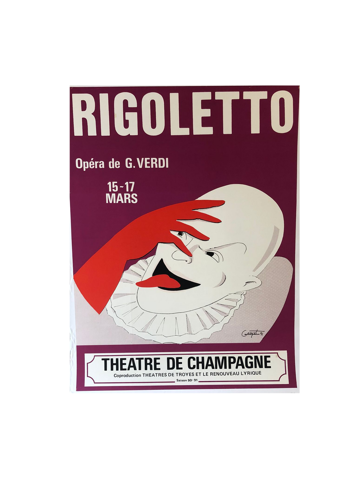 Rigoletto Theatre Poster