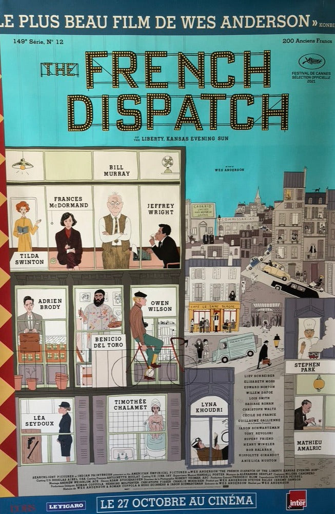 The French Dispatch Original Film Poster