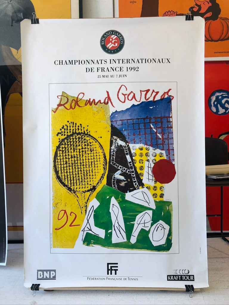 Roland Garros 1992 Championship Poster