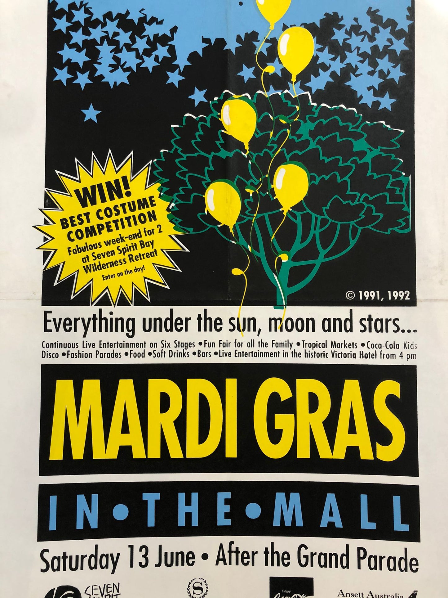 Mardi Gras "In the Mall" Advertisement