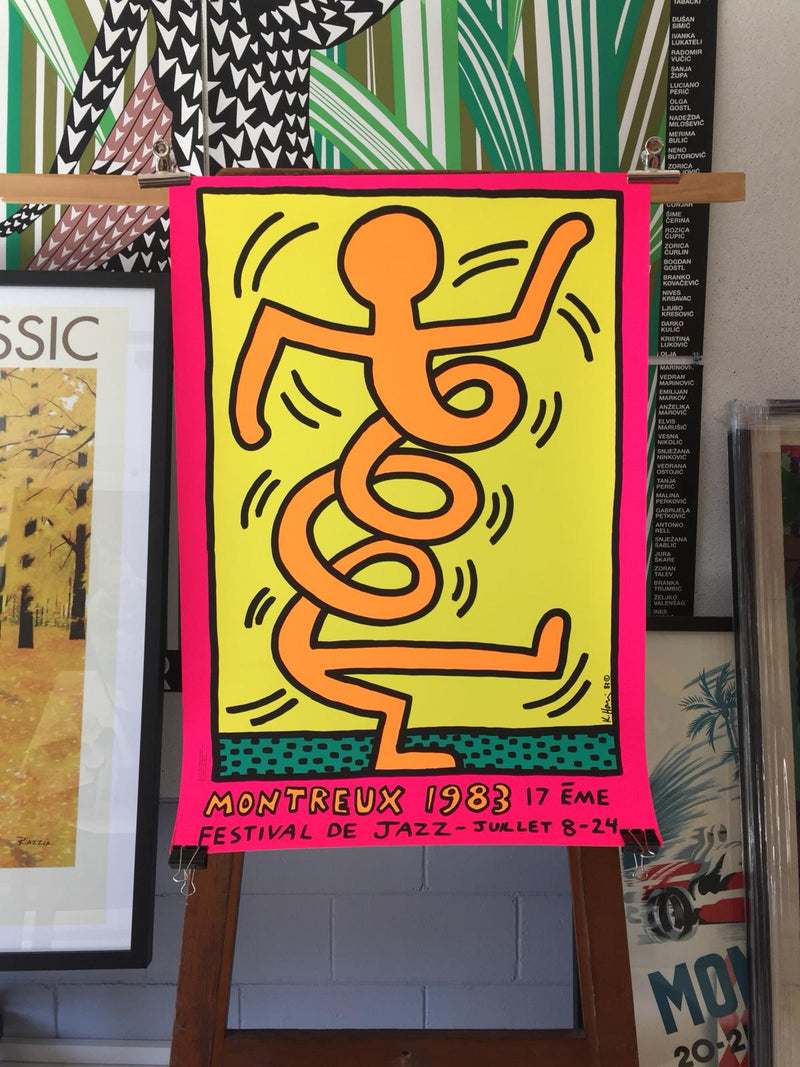 Montreux Jazz by Keith Haring (Pink)
