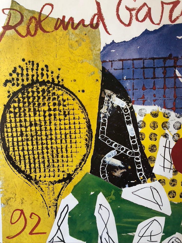 Roland Garros 1992 Championship Poster
