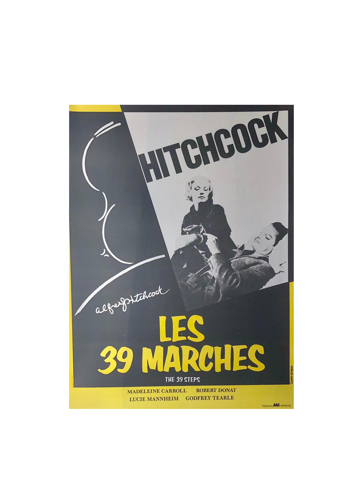 'The 39 Steps' Original Hitchcock Film Poster