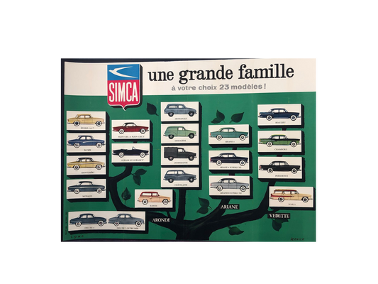 Simca "Une Grande Famille" by Vernier