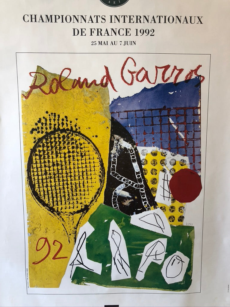 Roland Garros 1992 Championship Poster