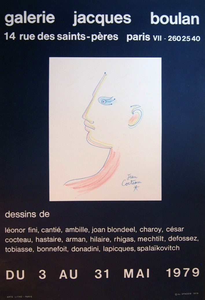 Galerie Jacques Boulan Exhibition Poster