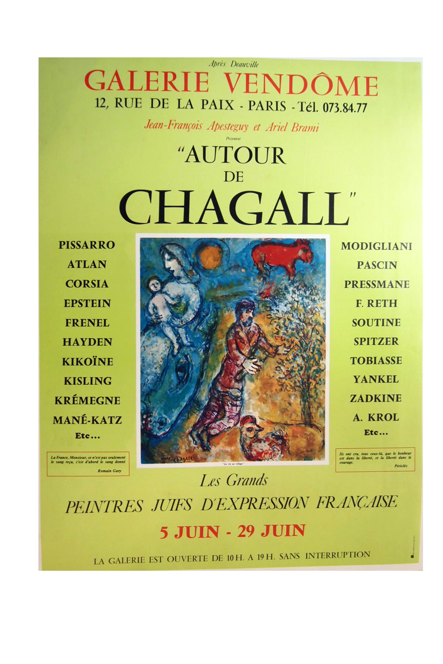 Chagall Exhibition Poster