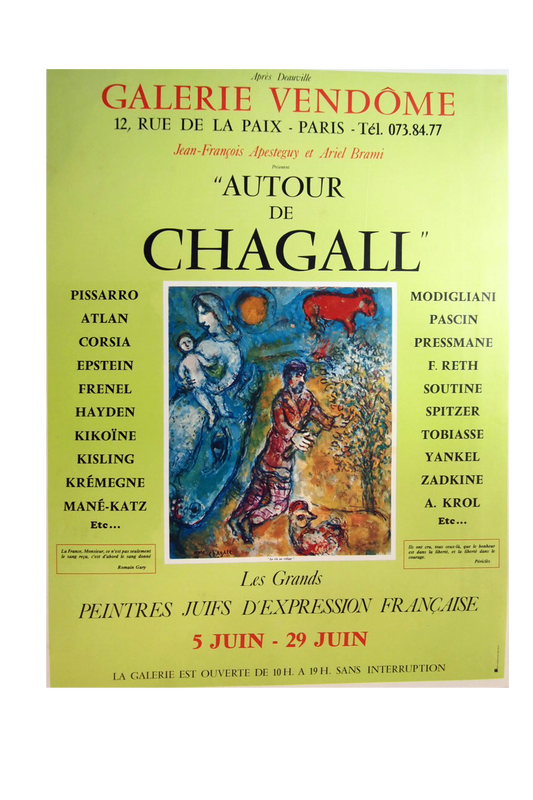 Chagall Exhibition Poster