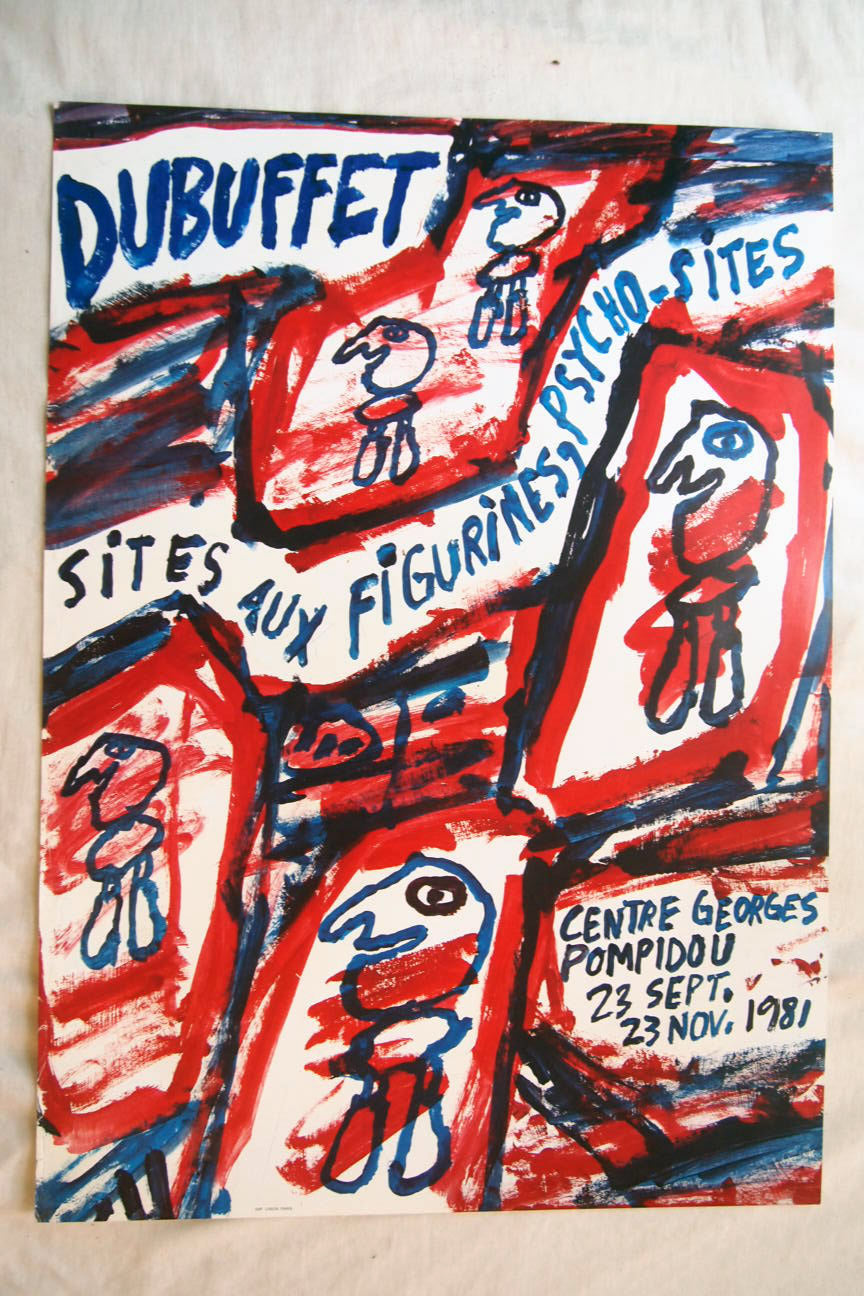 Dubuffet Exhibition Poster