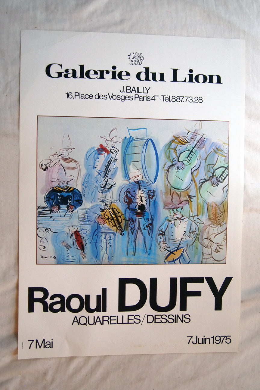 Dufy Exhibition Poster