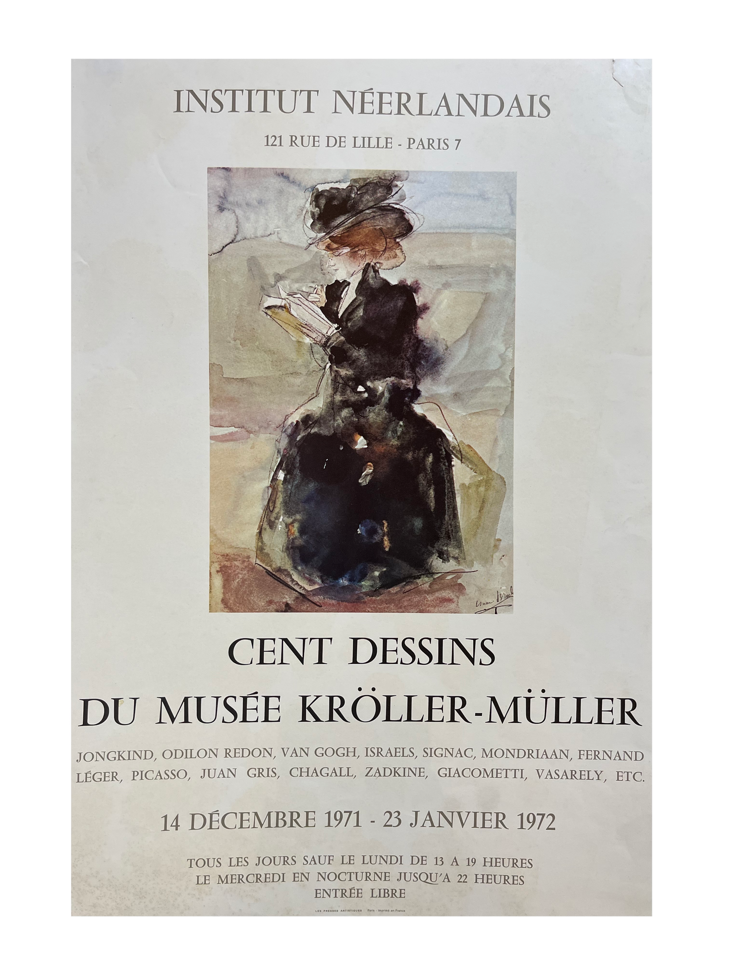 Netherlands Institute Kroller-Muller Exhibit Poster