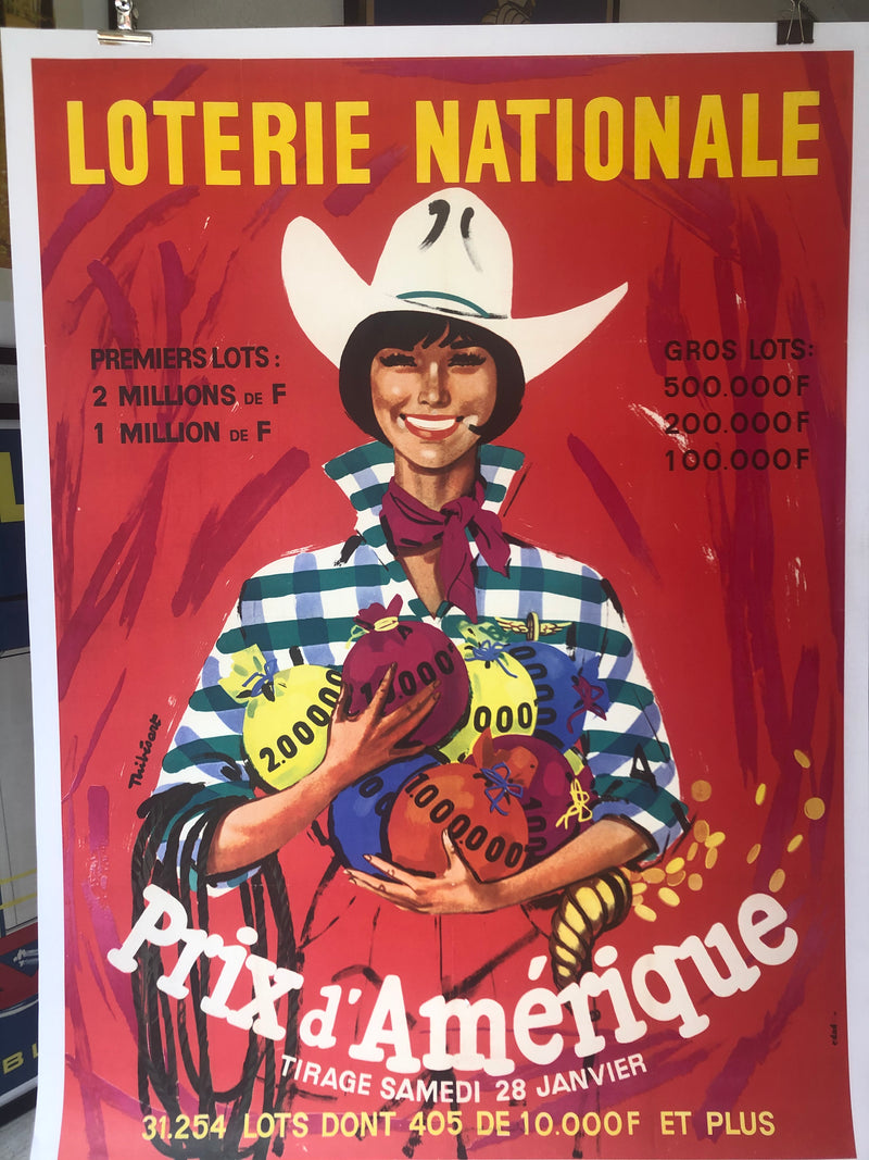 Prix D'Amerique National Loterie Poster