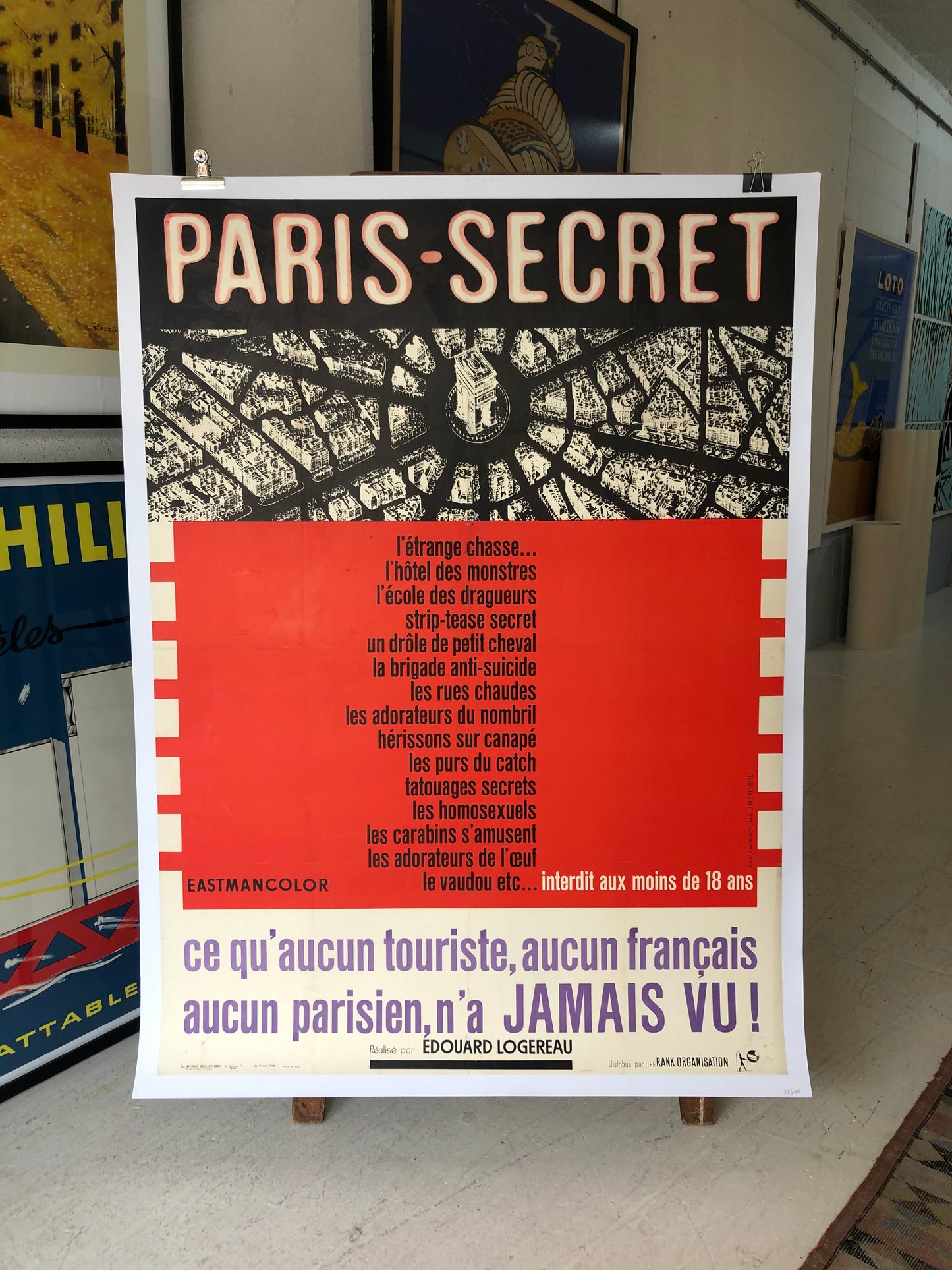 Paris-Secret Original Film Poster
