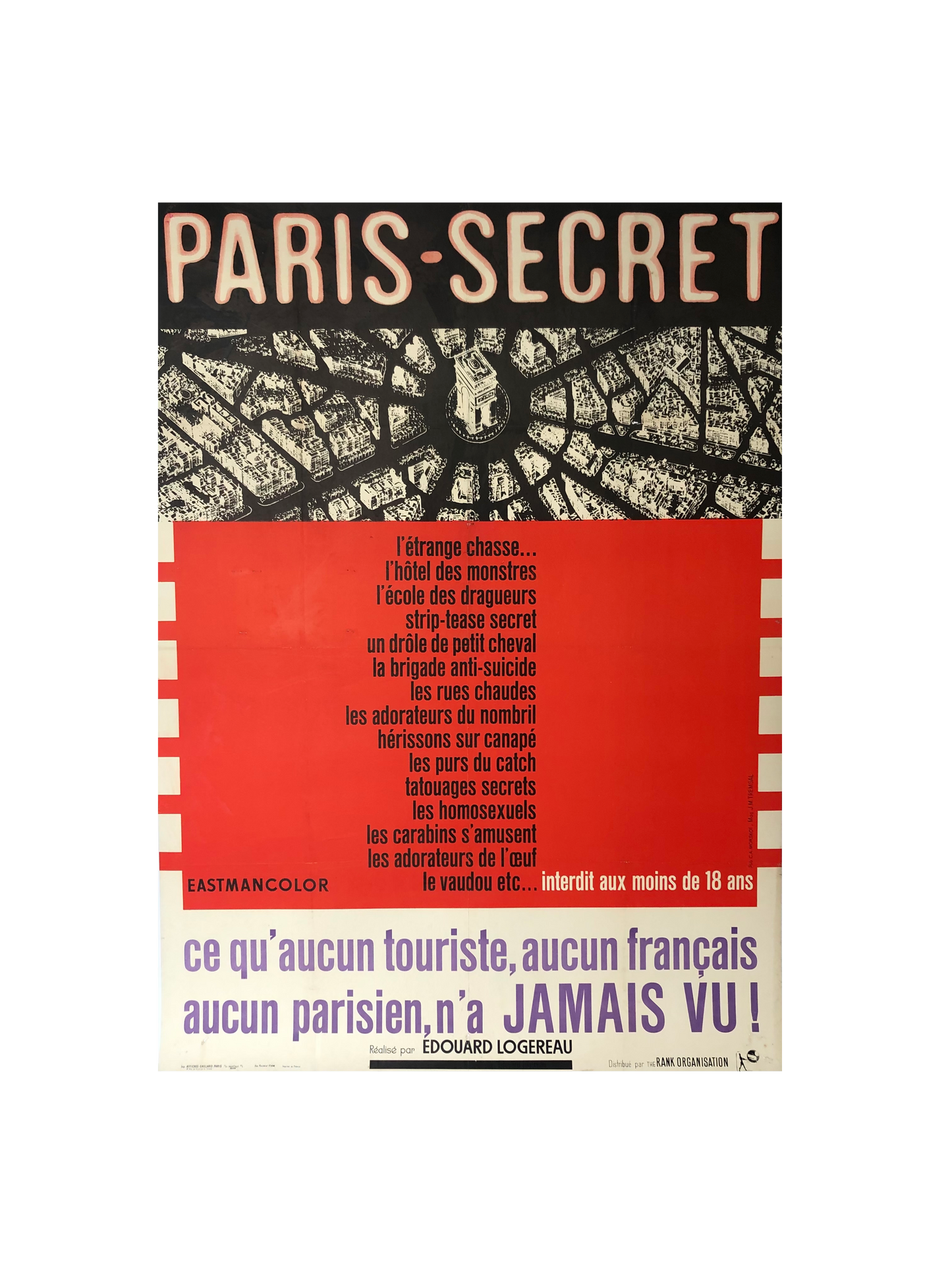 Paris-Secret Original Film Poster