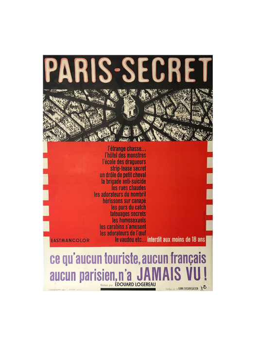 Paris-Secret Original Film Poster