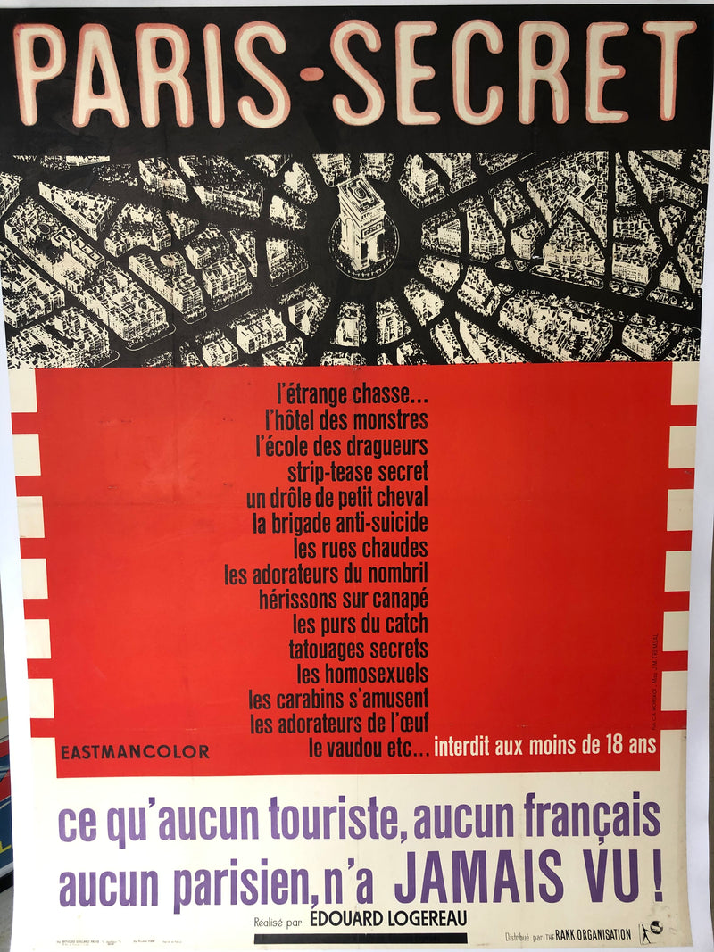 Paris-Secret Original Film Poster