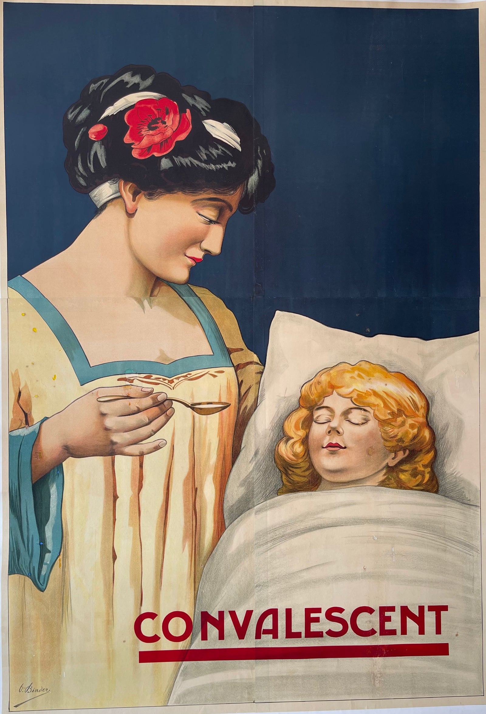Convalescent Australian Medicine Advertisement by Oscar Binder