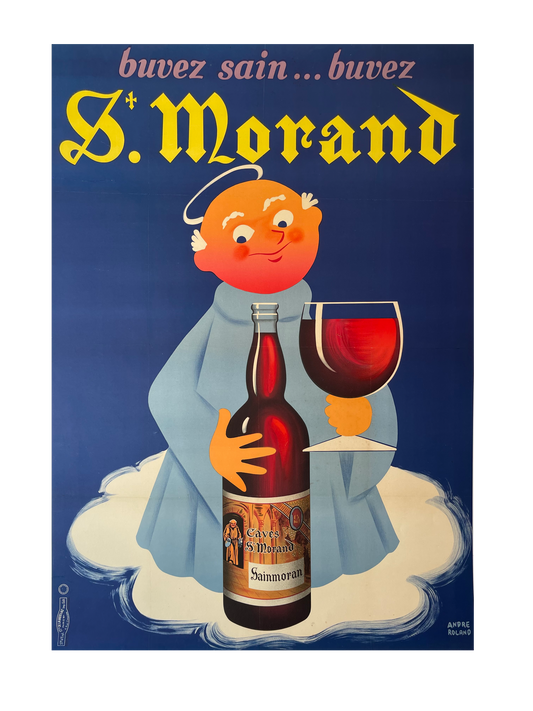 'St. Morand Vins' Wine Advert by Andre Roland