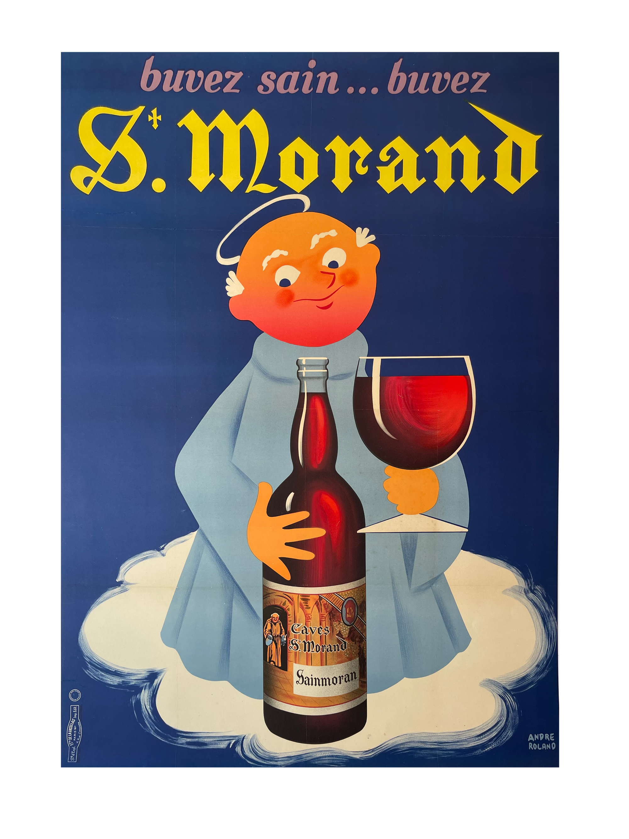'St. Morand Vins' Wine Advert by Andre Roland