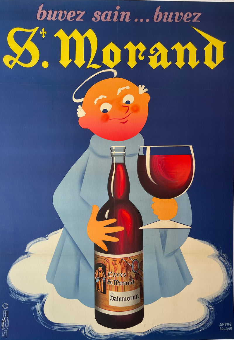 'St. Morand Vins' Wine Advert by Andre Roland