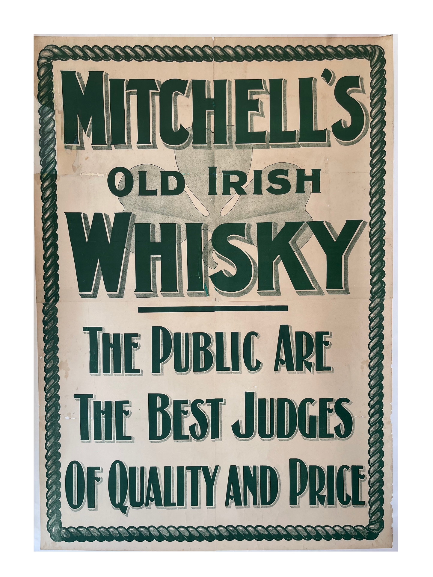 Mitchell's Old Irish Whiskey Advert