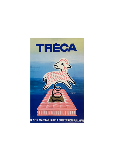 Treca Pullman Matress Advertisement by Savignac