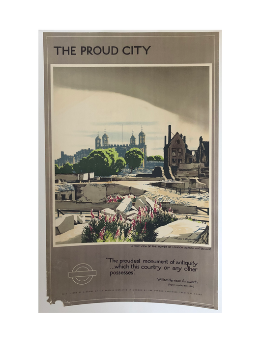 "The Proud City" London Tourism Poster by Spradbery