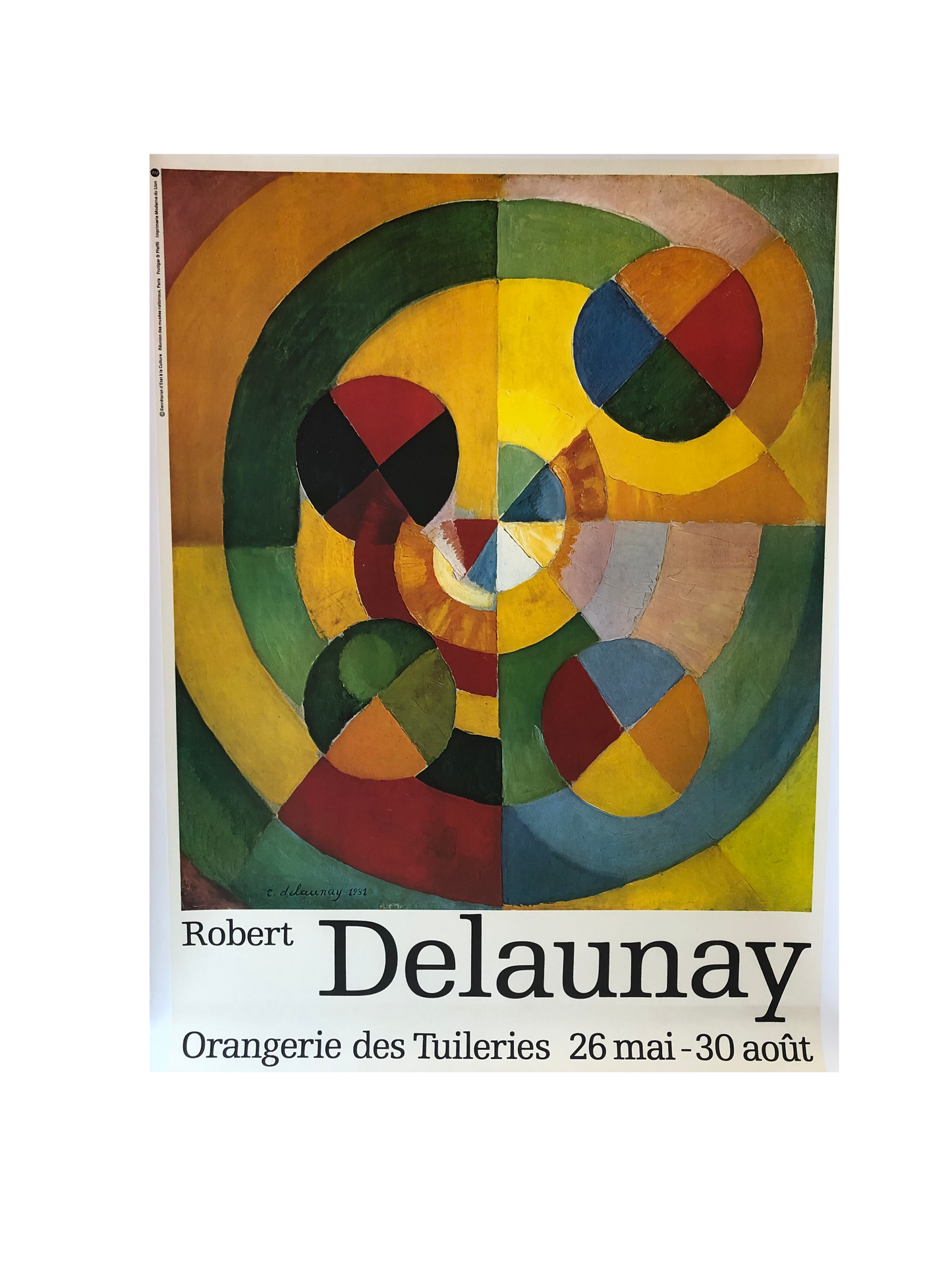 Robert Delaunay 1976 Exhibition Poster