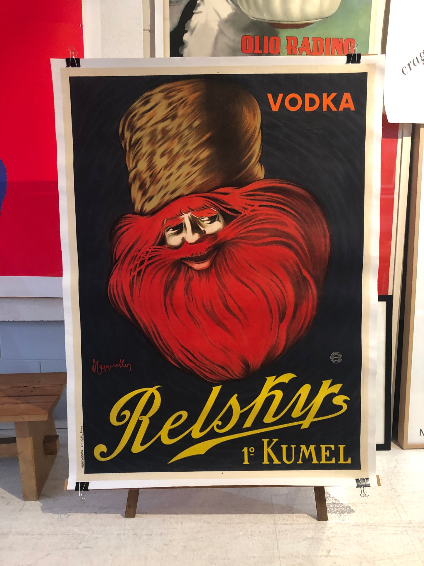 Vodka Relsky by Cappiello
