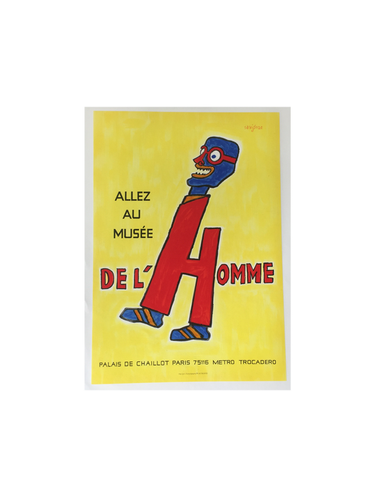 Musée de l'homme by Savignac