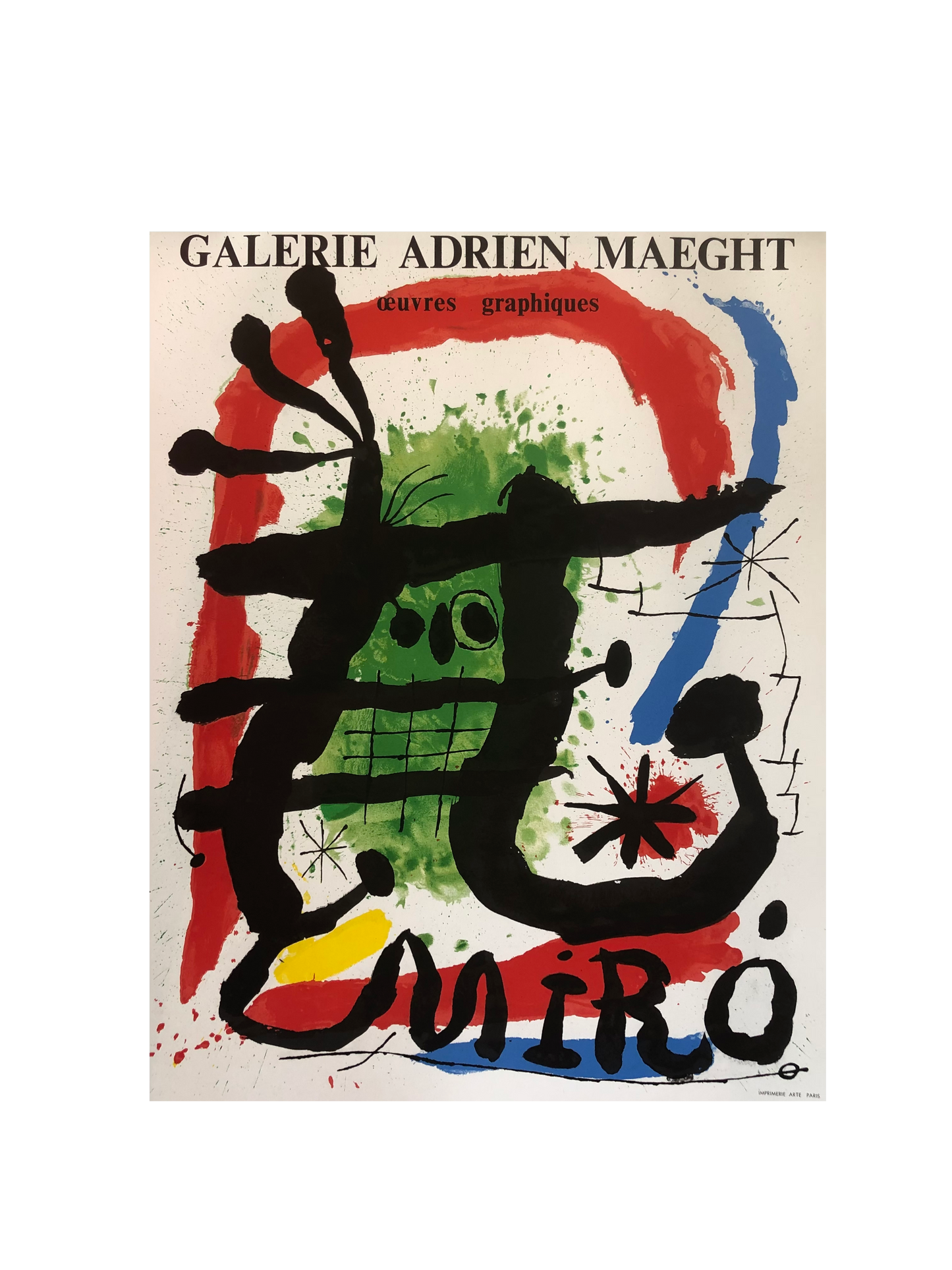 Galerie Adrien Maeght Miro Exhibition Poster